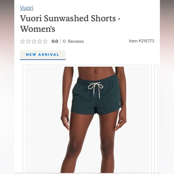 Vuori Shorts Vuori Sunwashed Short Beryl Medium Nwt Poshmark